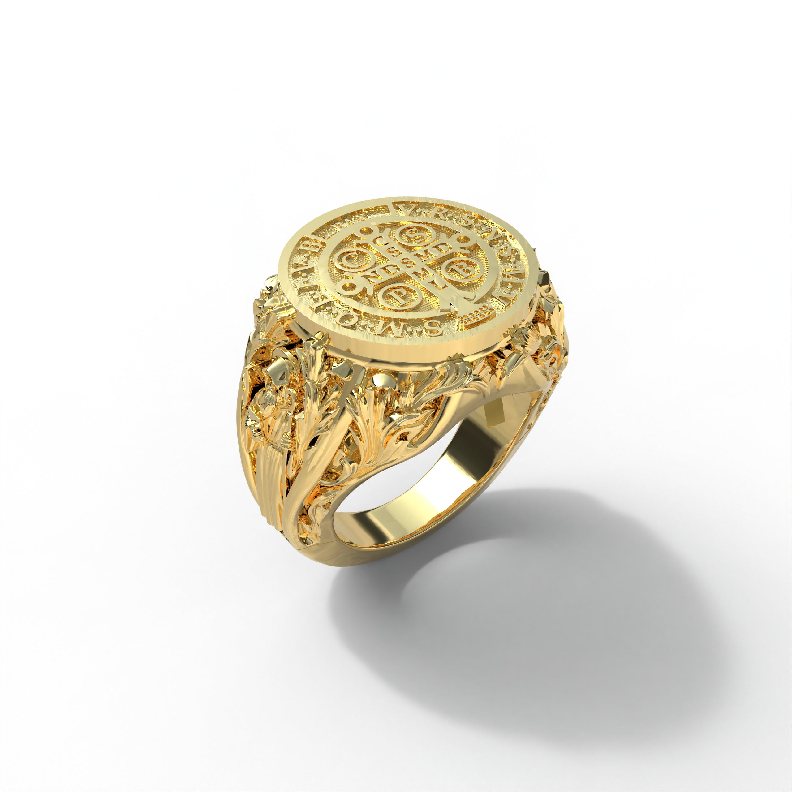 Anillo San Benito Plata 950 | Diseño de Autor | Luya Joyería