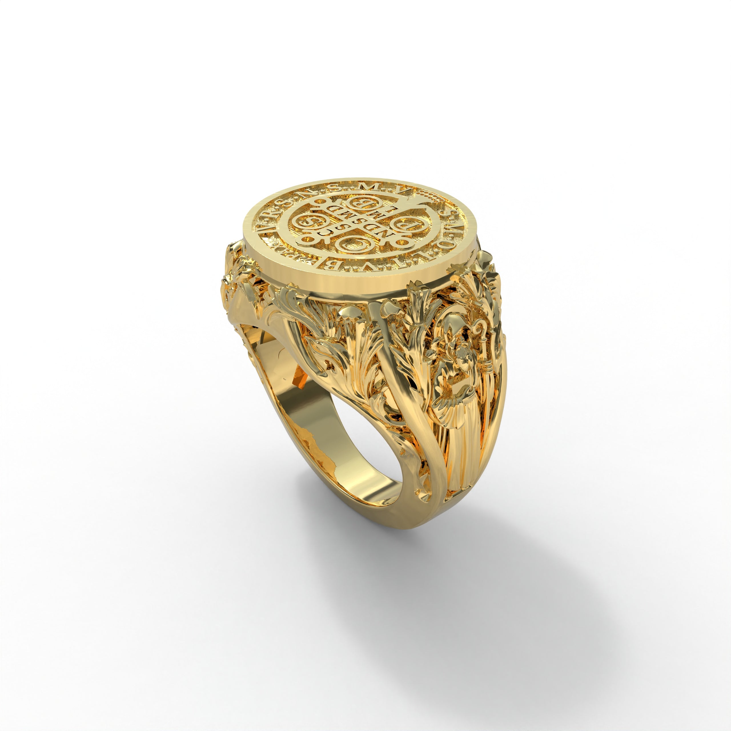 Anillo San Benito Plata 950 | Diseño de Autor | Luya Joyería