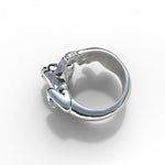 Cargue la imagen en el visor de la galería, Anillo de Gato P