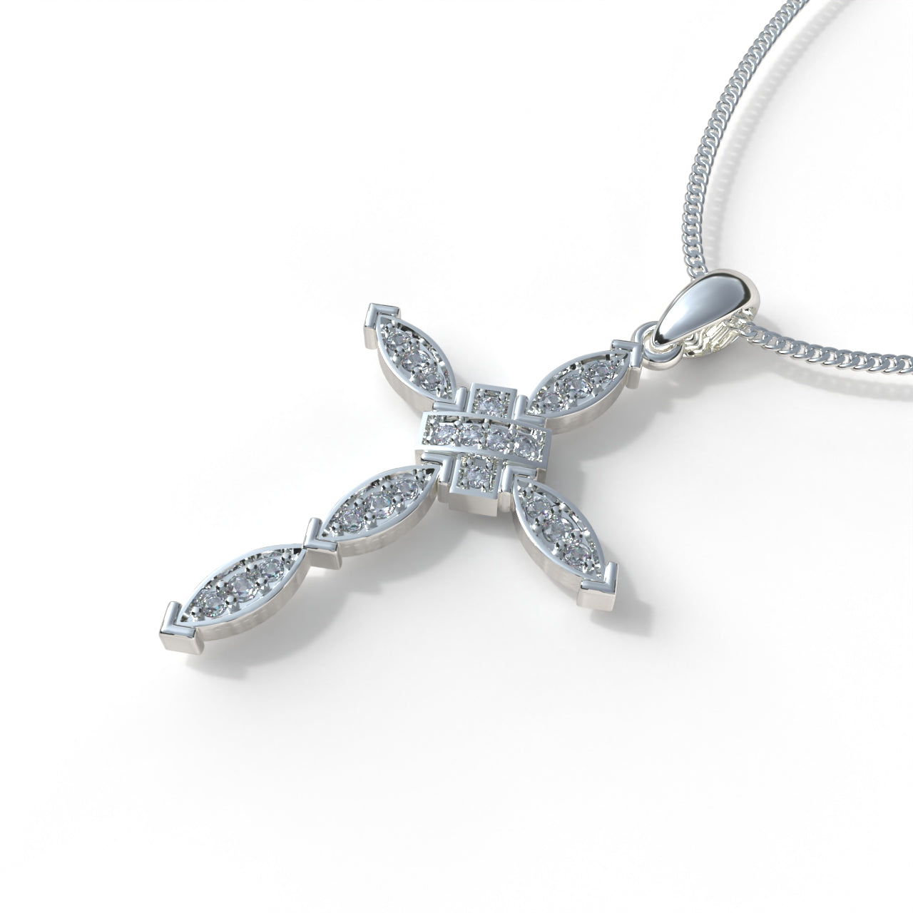 Large Cross Necklace
