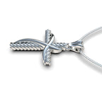 Collar cruz divina en plata 950