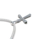 Cargue la imagen en el visor de la galería, Collar Cruz Full Ice de Luya