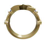 Cargue el modelo 3D en el visor de la Galería, Anillo Estrella de David