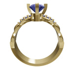 Cargue el modelo 3D en el visor de la Galería, Engagement Ring