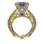 Cargue el modelo 3D en el visor de la Galería, Anillo My Queen