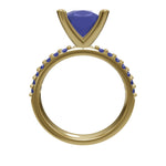 Cargue el modelo 3D en el visor de la Galería, Anillo Cushion C