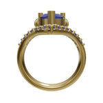 Cargue el modelo 3D en el visor de la Galería, Anillo Maléfica C