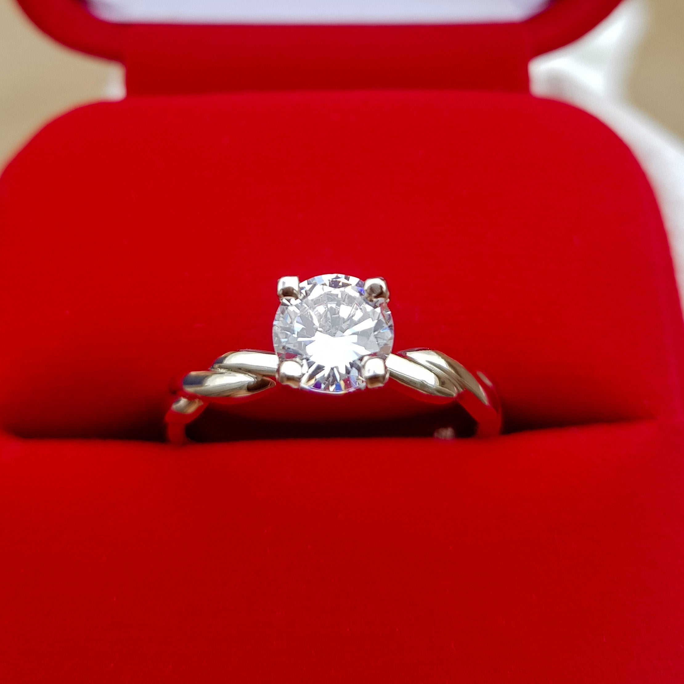 Anillo de Compromiso Olivo - Plata 950 | Luya Joyería