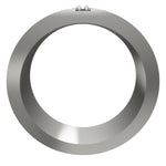 Cargue el modelo 3D en el visor de la Galería, Anillo cruz con corte circular