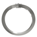 Cargue el modelo 3D en el visor de la Galería, Anillo corona con relieve circular