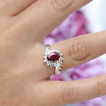 Cargue la imagen en el visor de la galería, Anillo de corte oval