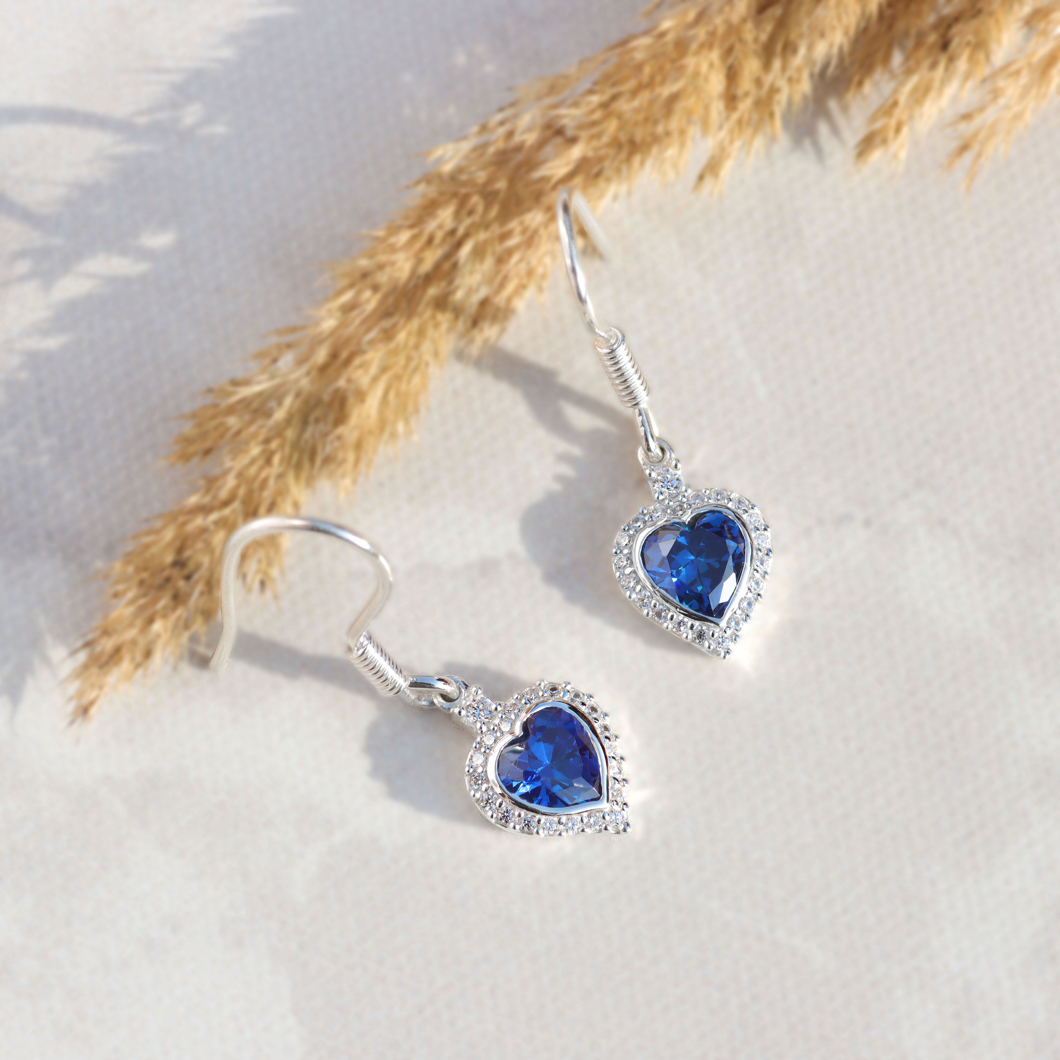 Heart-shaped earrings