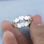 Cargue la imagen en el visor de la galería, Anillo de corazones