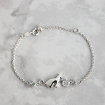 Cargue la imagen en el visor de la galería, Pulsera gato con corte circular