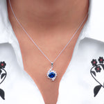 Cargue la imagen en el visor de la galería, Collar con corte oval