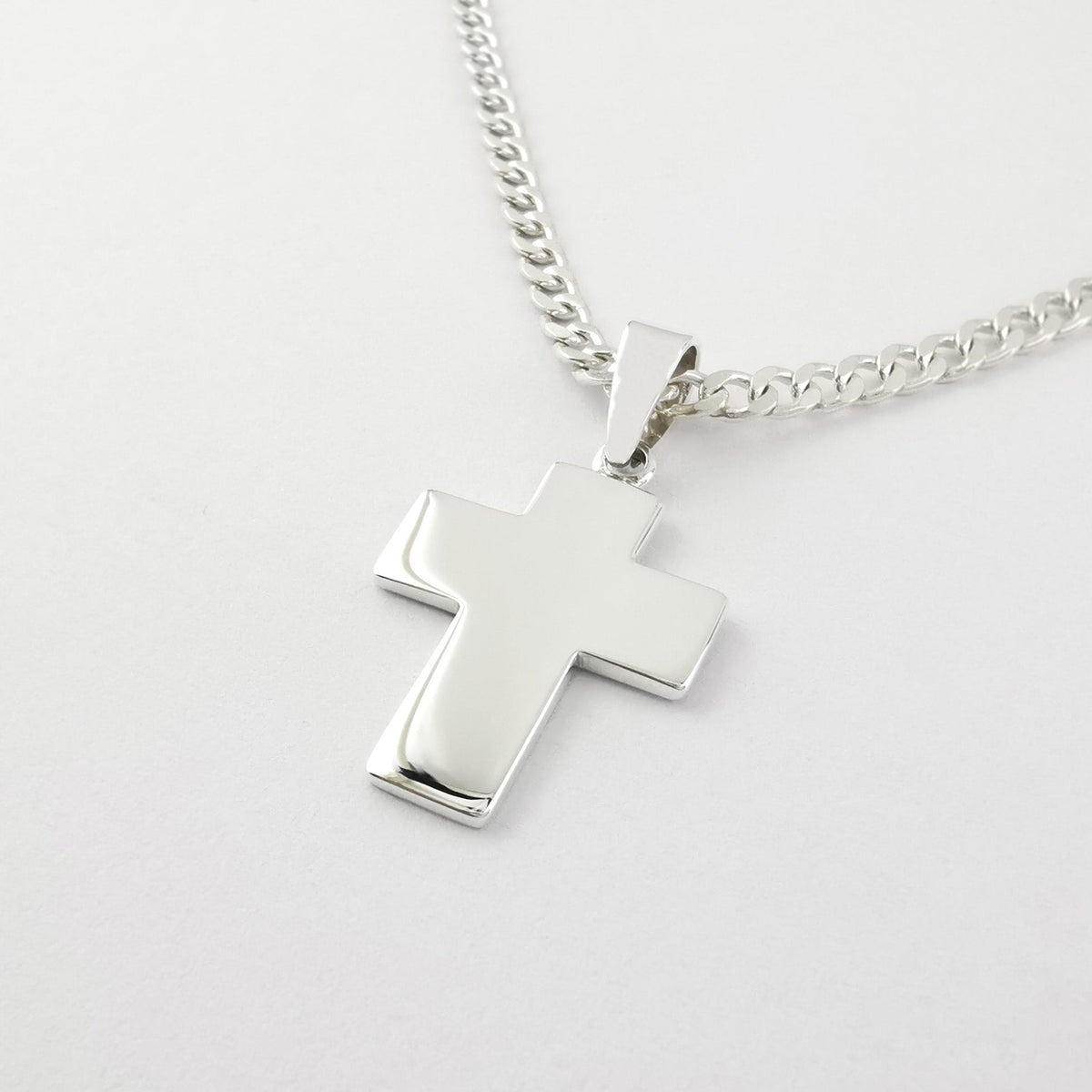 950 Silver Cross Necklace | Designer Jewelry - Luya