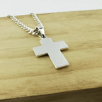 950 Silver Cross Necklace | Designer Jewelry - Luya