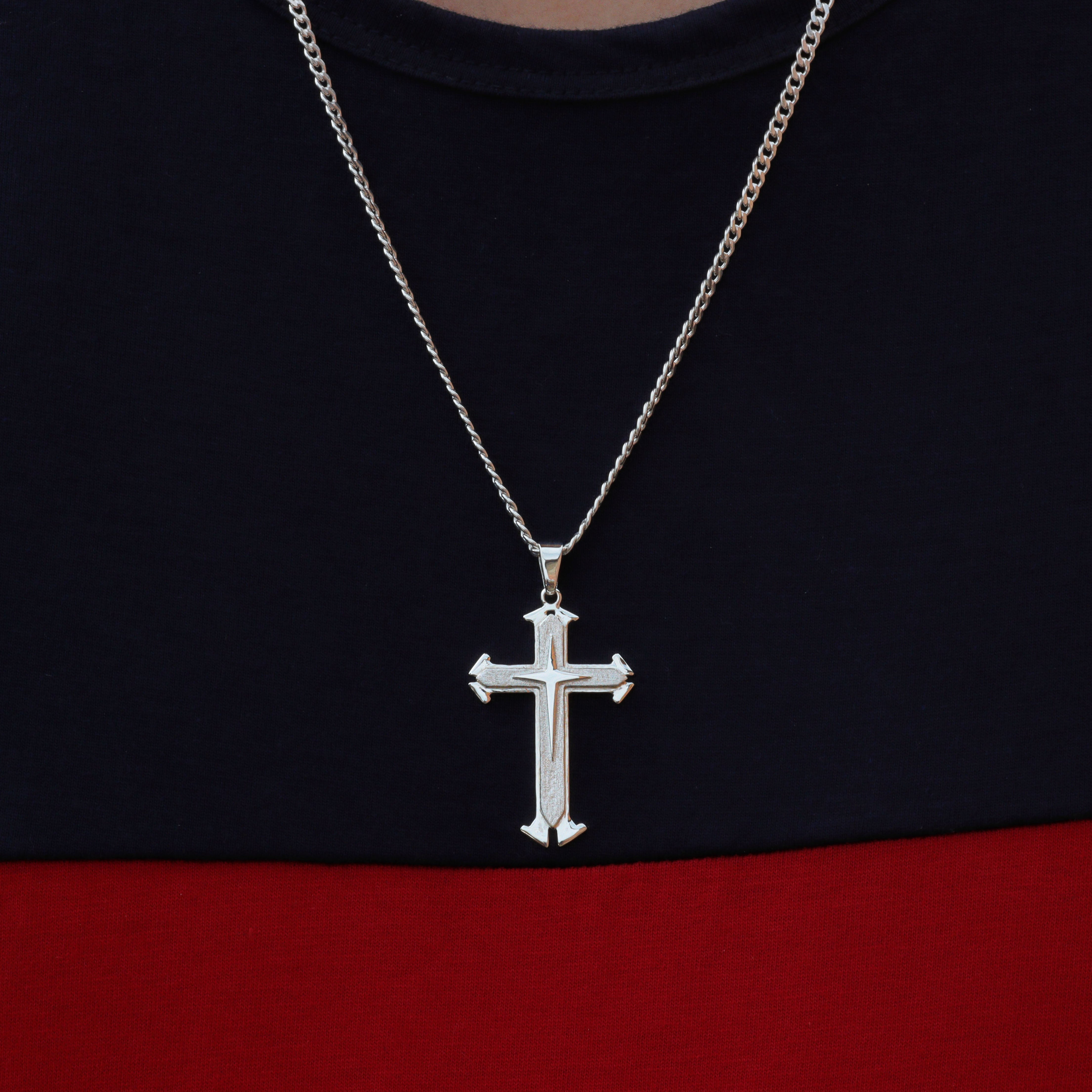 Triple Cross Necklace
