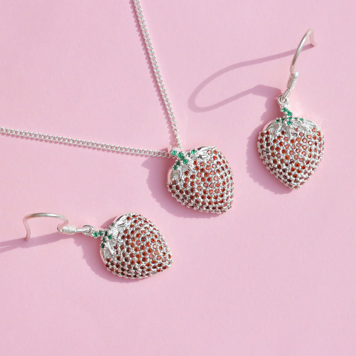 Set de joyas en plata 950 – Colección Strawberry