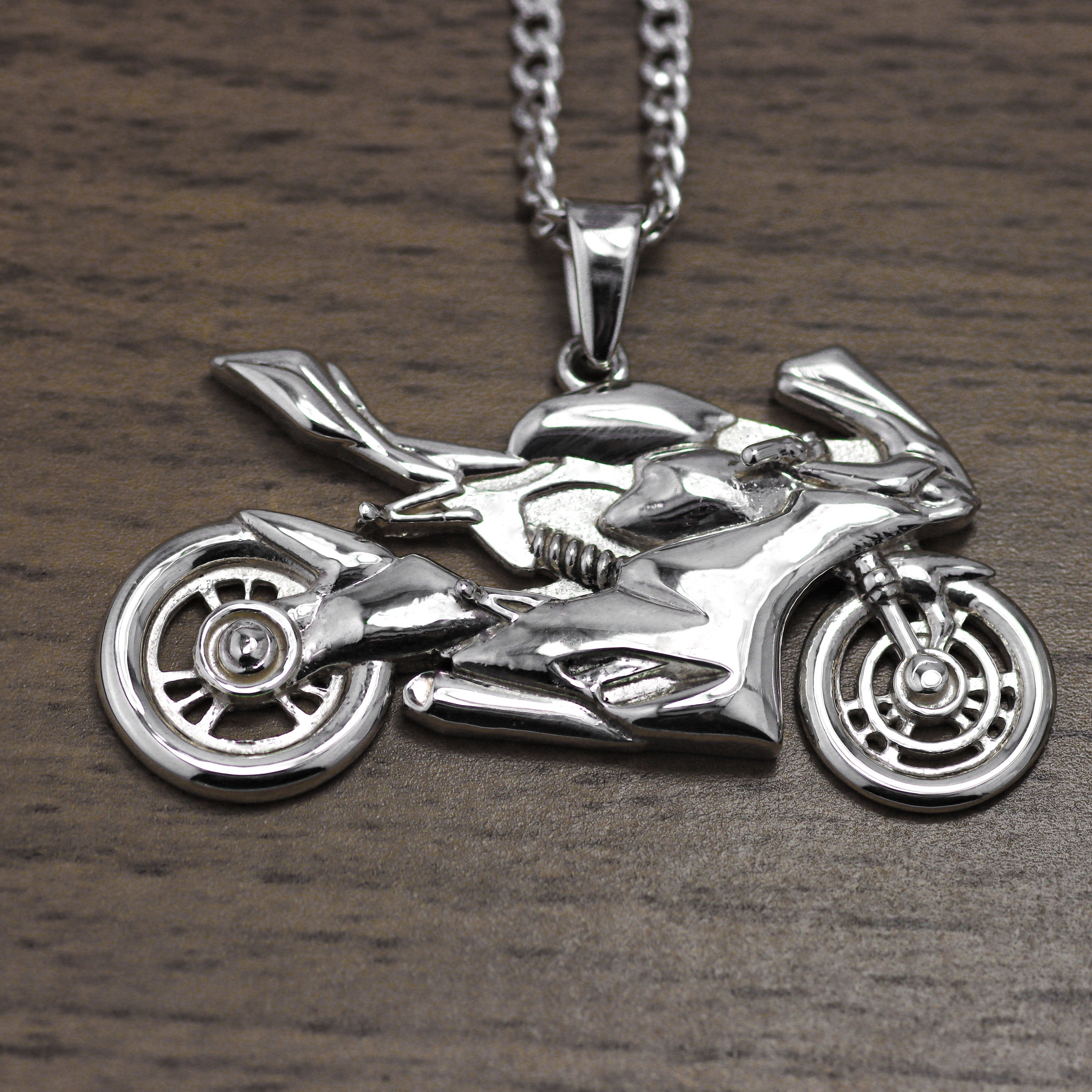 Motorcycle necklace