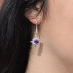 Cargue la imagen en el visor de la galería, Aretes copo de nieve