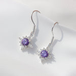 Cargue la imagen en el visor de la galería, Aretes copo de nieve