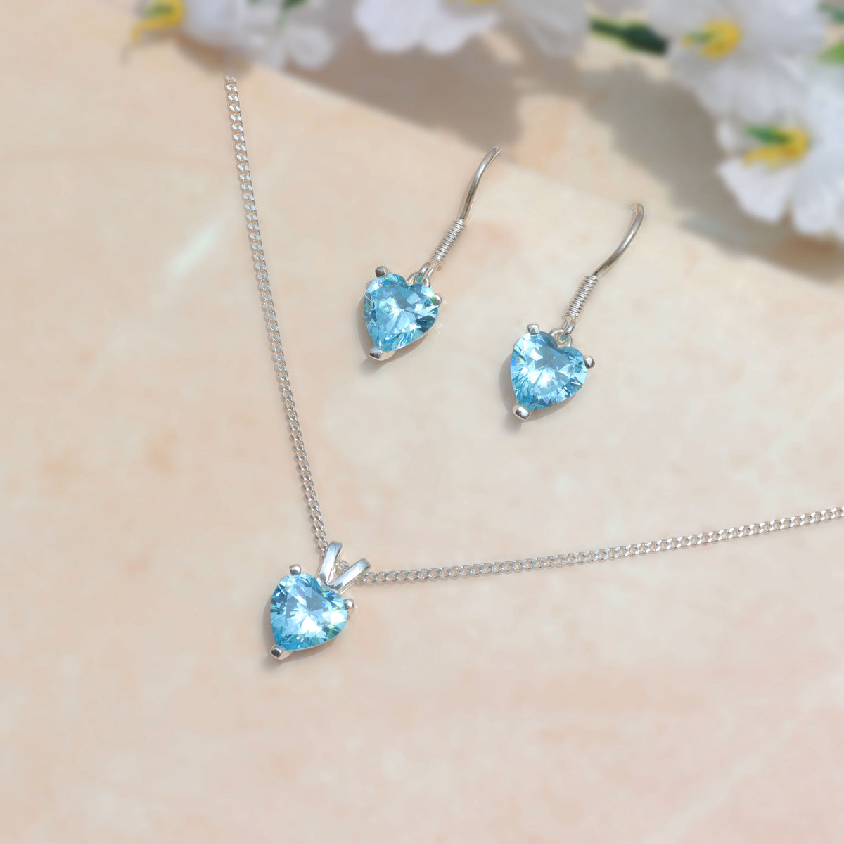 Set de joyas de corazón en plata 950 – Colección My Heart