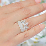 Cargue la imagen en el visor de la galería, Anillos princesa con corte circular