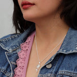 Cargue la imagen en el visor de la galería, Collar de girasol con corte circular