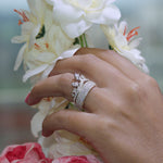 Cargue la imagen en el visor de la galería, Anillos princesa con corte circular