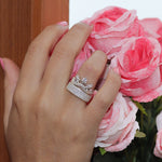 Cargue la imagen en el visor de la galería, Anillos princesa con corte circular