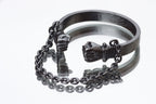Cuff and chain bracelet