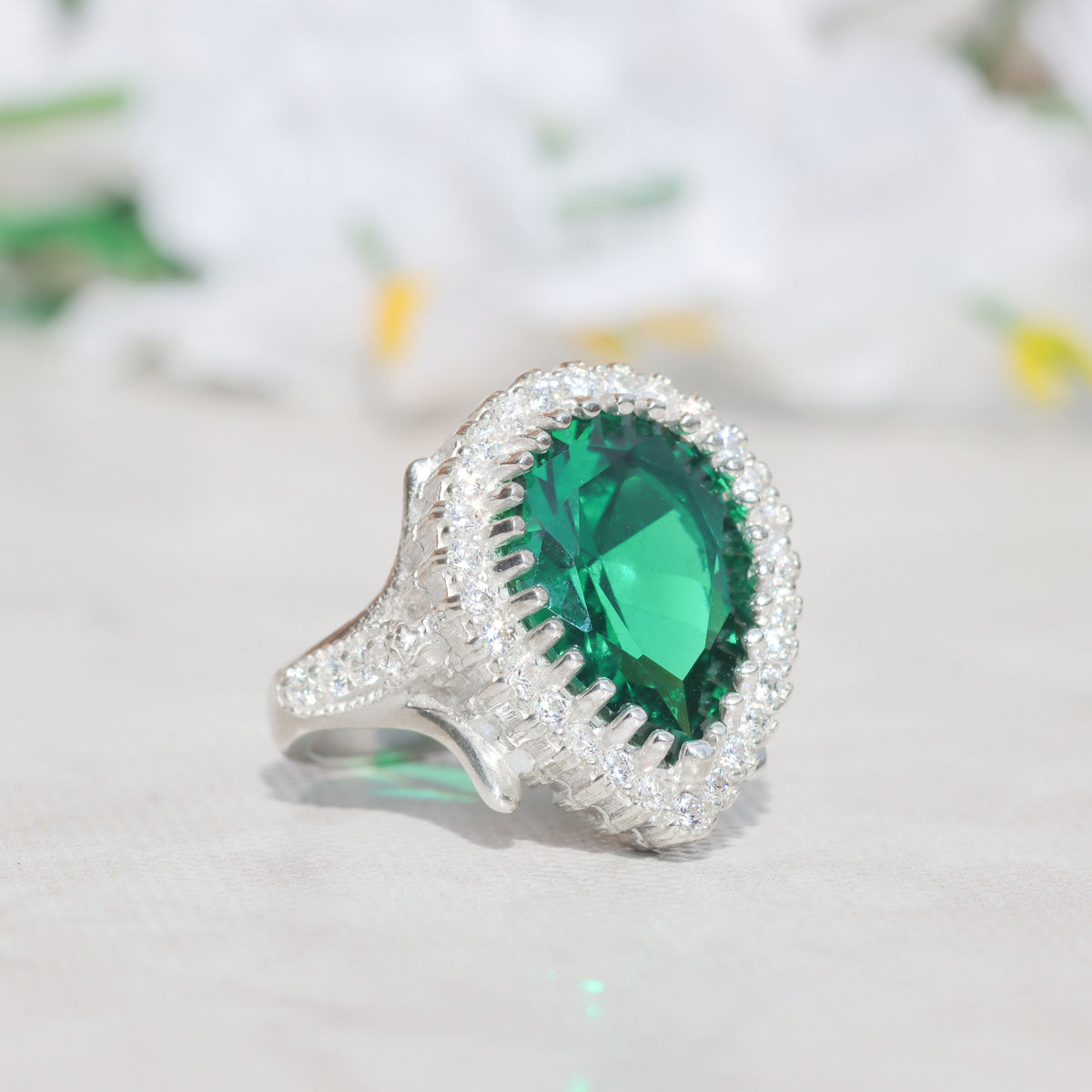 Anillo Sultana Hurrem en plata 950