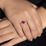 Cargue la imagen en el visor de la galería, Anillo circulos laterales