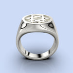 Cargue la imagen en el visor de la galería, Anillo Estrella doce puntas