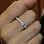 Cargue la imagen en el visor de la galería, Anillo solitario con corte circular