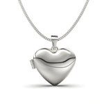 Cargue la imagen en el visor de la galería, Collar relicario de corazón