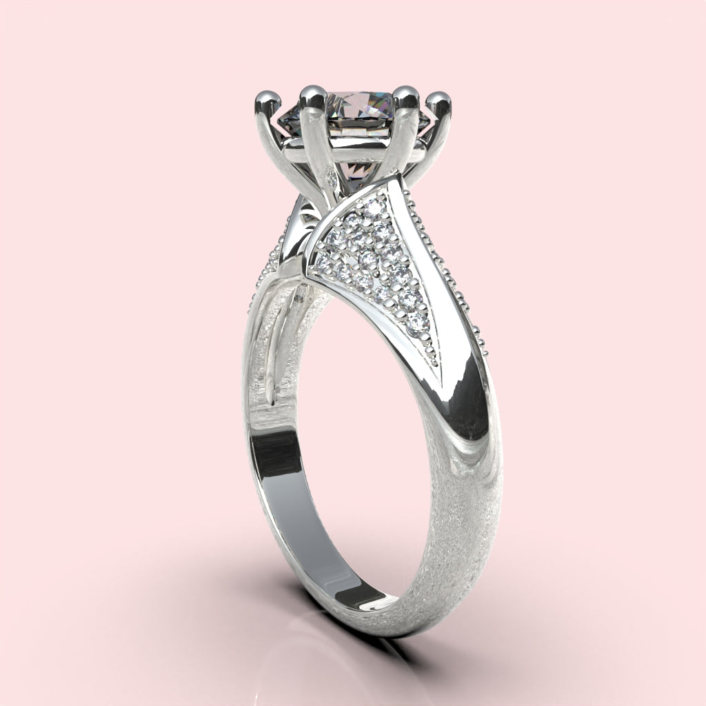 V2 ring with circular cut