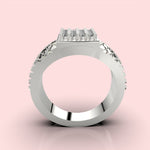 Cargue la imagen en el visor de la galería, Anillo Rombo con corte circular