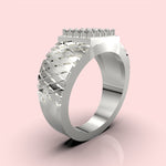 Cargue la imagen en el visor de la galería, Anillo Rombo con corte circular