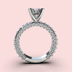 Cargue la imagen en el visor de la galería, Anillo solitario con corte circular