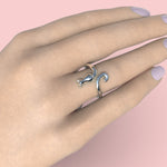 Cargue la imagen en el visor de la galería, Anillo de gato