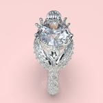 Cargue la imagen en el visor de la galería, Anillo Queen of the Sea con corte circular