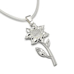 Cargue la imagen en el visor de la galería, Collar de girasol con corte circular