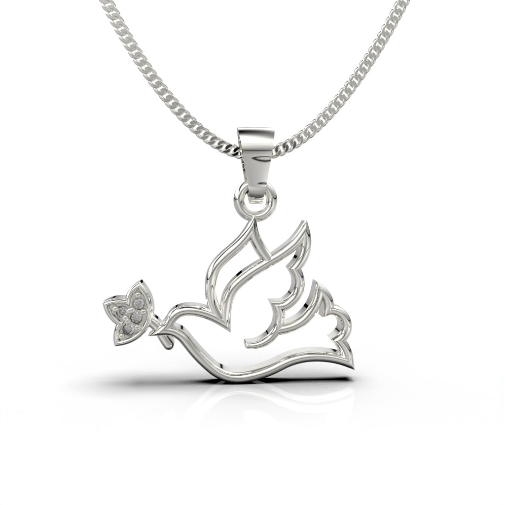 Dove collar with circular cut