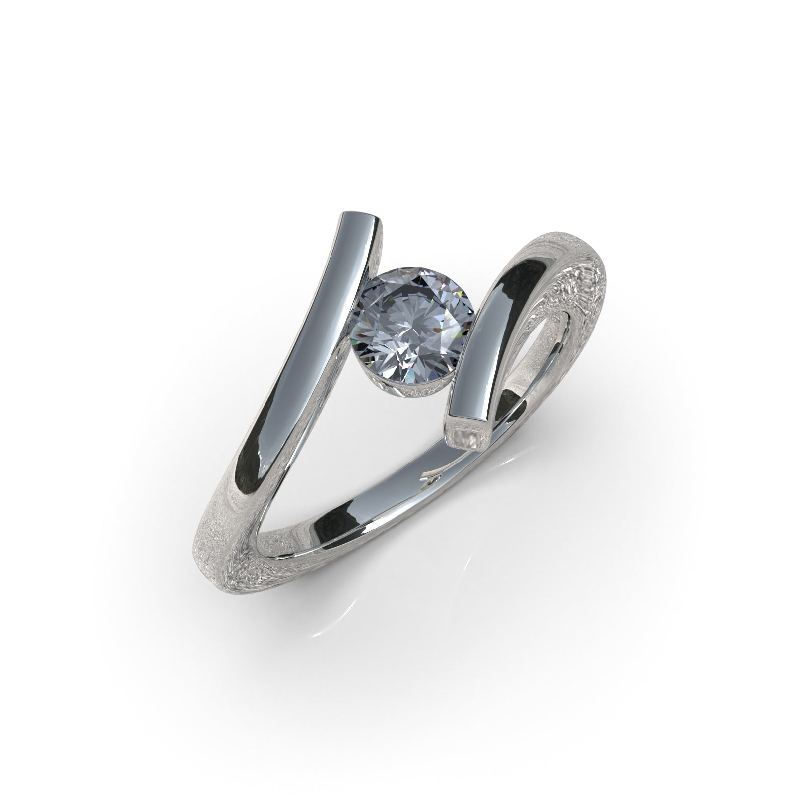 Anillo de Compromiso Vera - Plata 950 | Luya Joyería