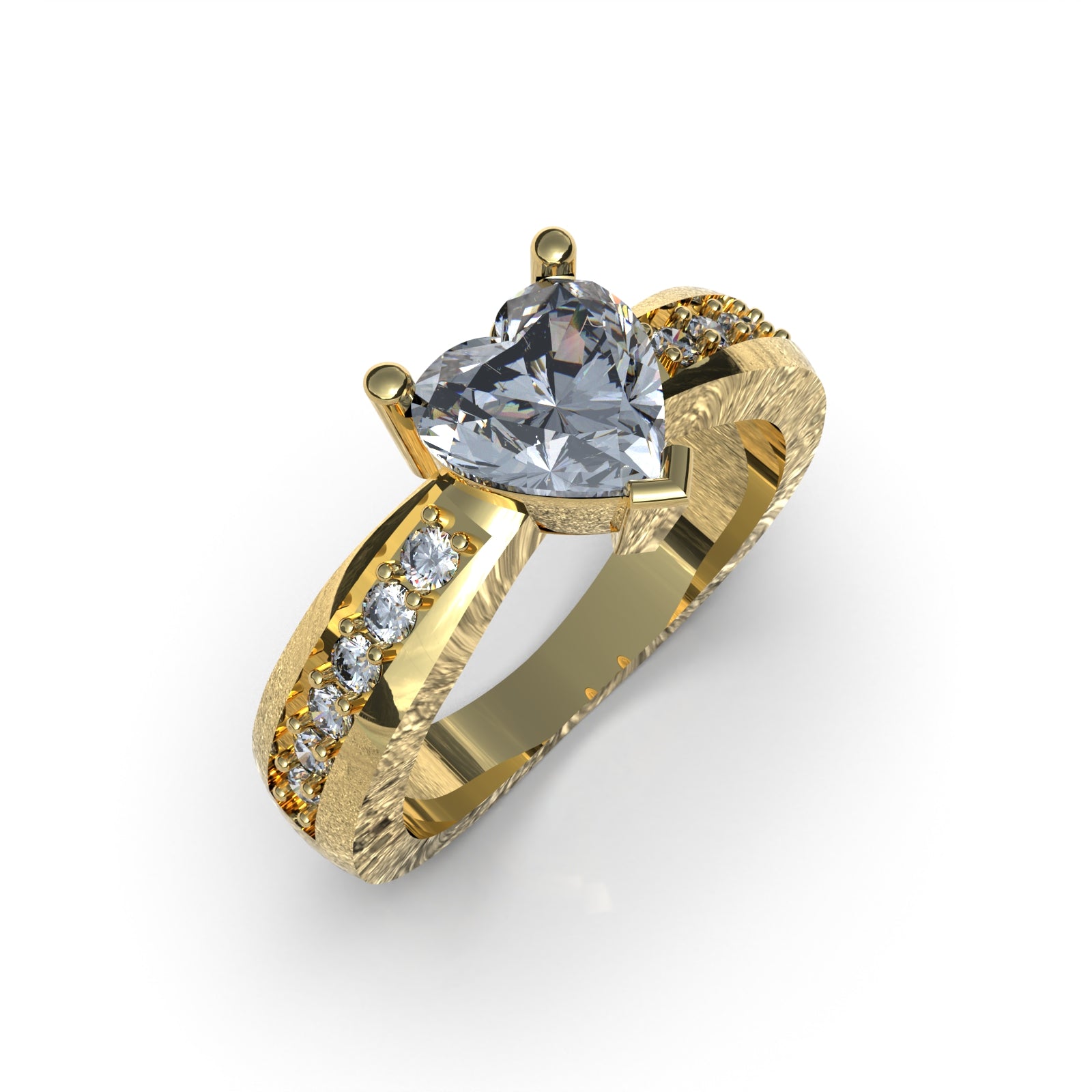Anillo de Compromiso Cleo - Plata 950 | Luya Joyería
