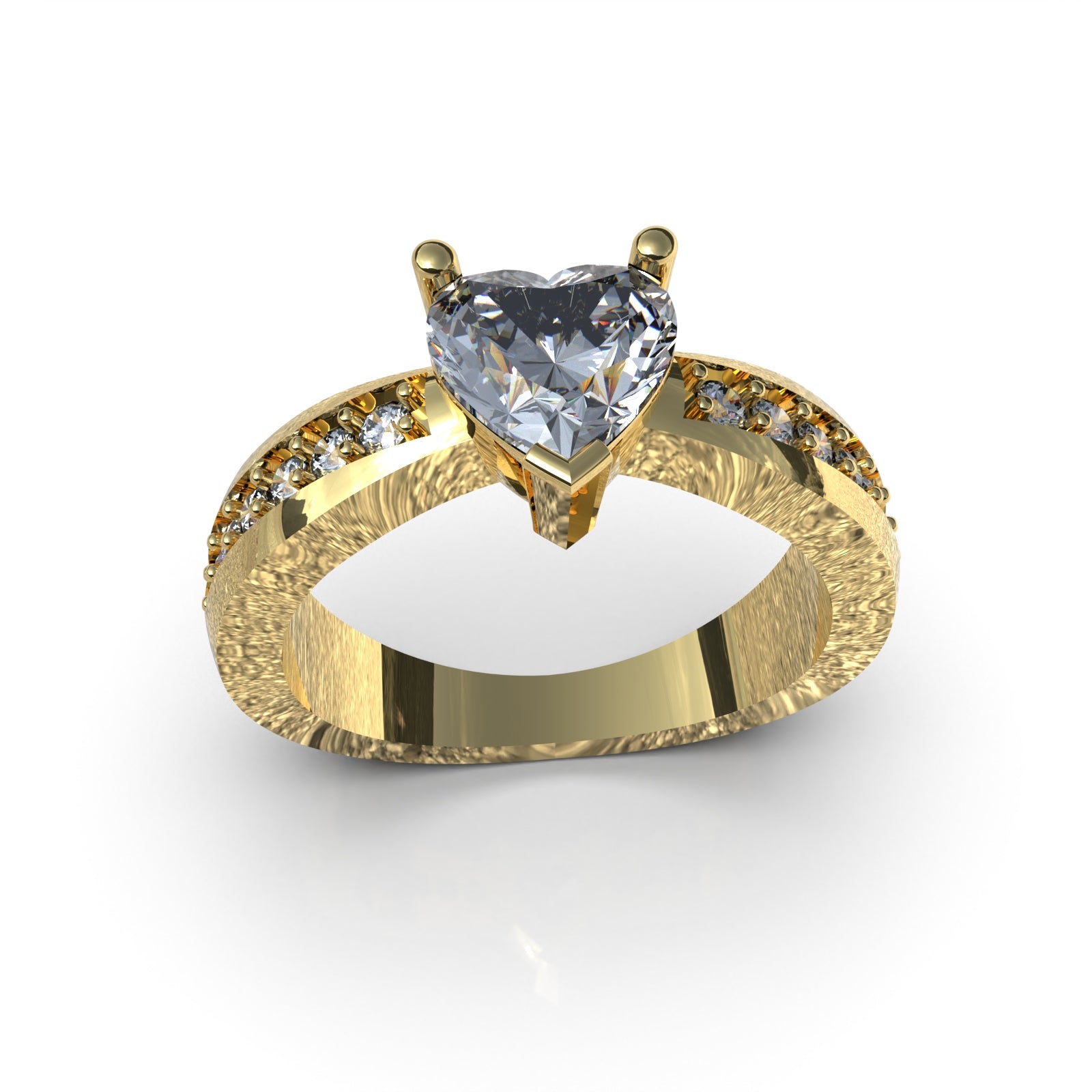 Anillo de Compromiso Cleo - Plata 950 | Luya Joyería