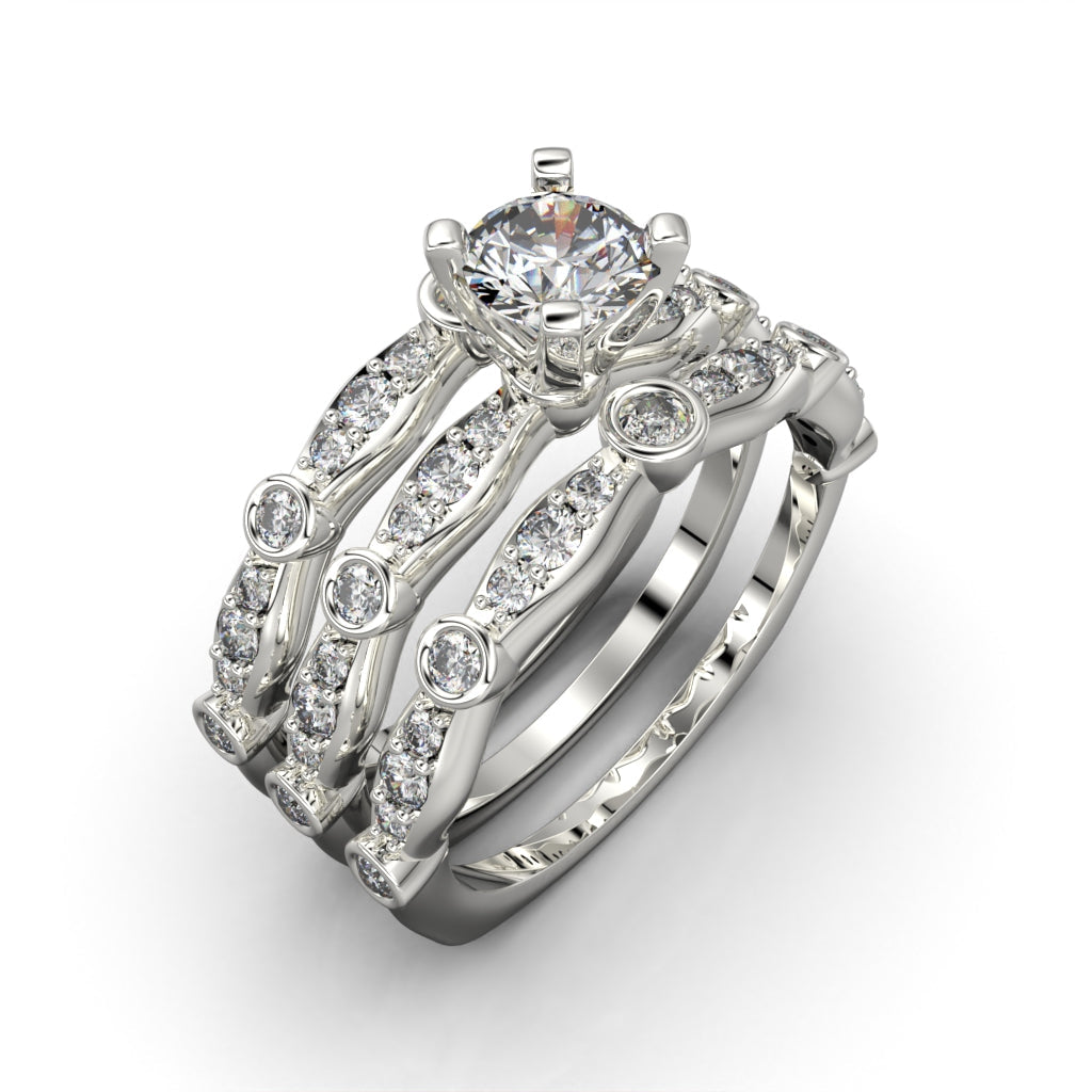 3Square ring with circular cut