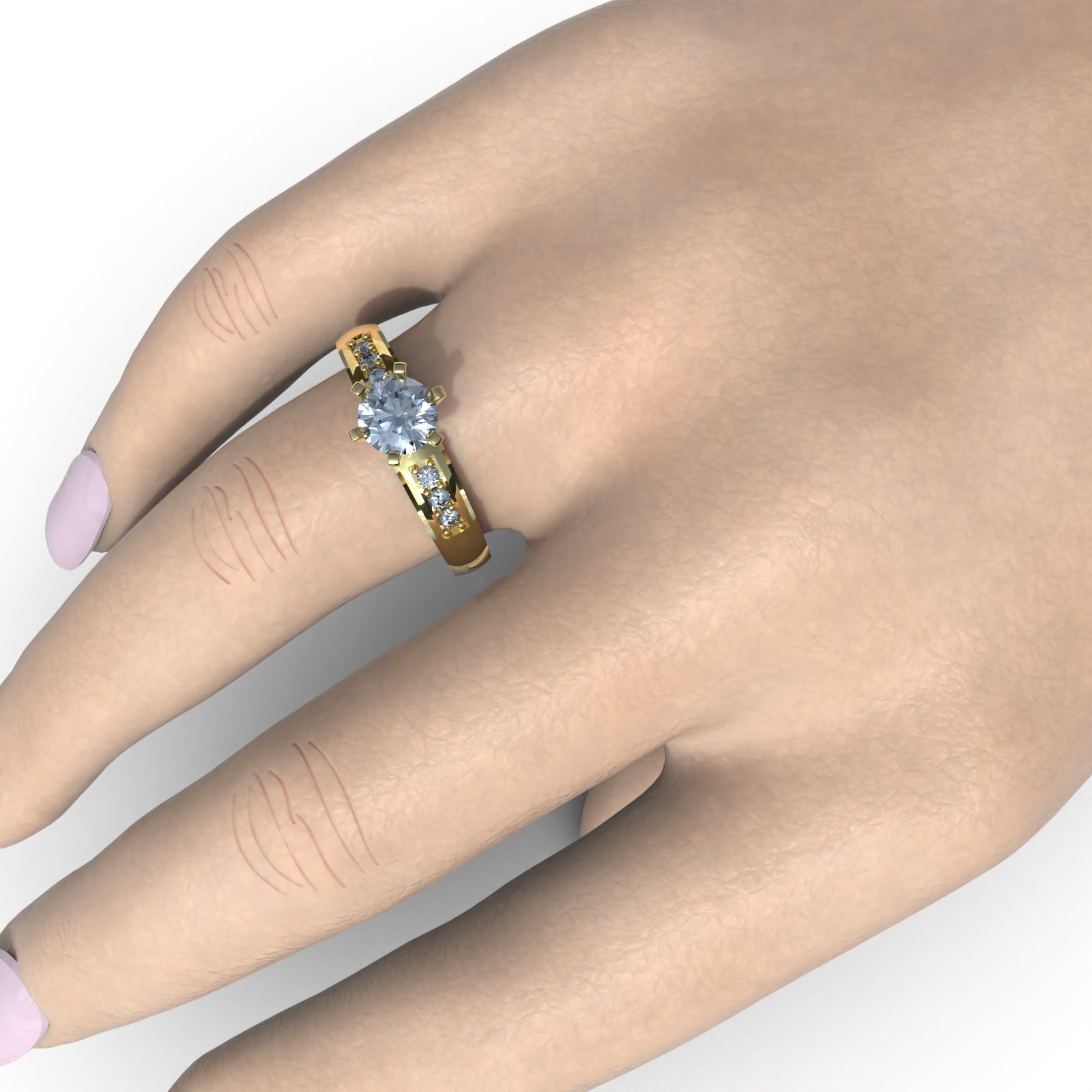 Anillo de Compromiso Venus - Plata 950 | Luya Joyería